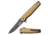Elite Tactical Readiness Spring Assisted Knife, 3.5 in, 8Cr13 Stainless Steel, Drop Point, Not Serrated, Tan, ET-A001TN