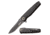 Elite Tactical Readiness Spring Assisted Knife, 3.5 in, 8Cr13 Stainless Steel, Drop Point, Serrated, Black, ET-A001BKS