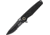 Elite Tactical Readiness Spring Assisted Knife, 3.5 in, 8Cr13 Stainless Steel, Drop Point, Serrated, Black, ET-A001BKS