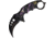ElitEdge Dragon Karambit A/O Folding Knife, 5in Closed, 2.75in, Black Stainless Karambit Blade, Black Synthetic Handle, 10-A52PE