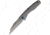 ElitEdge Ti Gray A/O Folding Knife, 4.75in Closed, 3.75in, Gray Titanium 420 SS Blade, Gray Titanium Finish SS Handle, 10-A82HGY