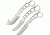 Elk Ridge 3pc Hunters Fixed Blade Knife Set ER521S