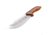 Elk Ridge Drop Point Fixed Blade Knife, 4 in, 3Cr13 Stainless Steel Stainless Steel, Zebra Wood, ER-200-03D