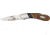 Elk Ridge Elk Lockback Folding Knife,StainlessDrop Point, Burl Wood Handle ER072D