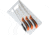Elk Ridge Fillet Knife Set, Orange nylon handle with black rubber insert, ER-200-13SET