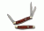 Elk Ridge Folding Blade, 2.75in, Stainless Steel Blade, Brown Pakkawood Handle ER-323W
