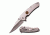 Elk Ridge Folding Blade, 2.75in, Stainless Steel Blade, Chrome Mirror Handle ER-A005CH