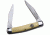 Elk Ridge Folding Blade, 2in, Stainless Steel Blade, Derlin Yellow Handle ER-211MY