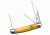 Elk Ridge Folding Blade, 2in, Stainless Steel Blade, Derlin Yellow Handle ER-323SY