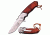 Elk Ridge Folding Blade, 3.5in, Stainless Steel Blade, Brown Pakkawood Handle ER-A003SW