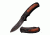 Elk Ridge Folding Blade, 3.5in, Stainless Steel Blade, Stainless Steel Black Pakkawood Insert Handle ER-A014PW