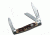 Elk Ridge Folding Blade, 3in, Stainless Steel Blade, Simulated Bone Handle ER-323ISS