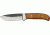 Elk Ridge Hunter Fixed Blade Knife, 3.625in, Carbon Steel Blade, Brown Wood Handle ER268