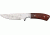 Elk Ridge Hunter Fixed Blade Knife, 4.375in, Stainless Blade, Brown Pakkawood Handle ER148