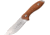 Elk Ridge Drop Point Fixed Blade Knife, 4 in, 3Cr13 Stainless Steel Stainless Steel, Rose Wood, Rose Wood, ER-200-03RW