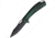 Elk Ridge Linerlock A/O Green, ERA2002GN