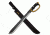 Elk Ridge Machete, 24.5in, Stainless Steel Blade, Orange And Black Injection Handle ER-279L