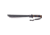 Elk Ridge Machete, Black/Orange, Double Injection Rubber Handle, Lifetime Limited Warranty, ELK-05382