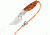 Elk Ridge Professional Fixed Blade Knife, Orange camo EP002OC