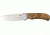 Elk Ridge Small Hunter Fixed Blade Knife, 3.75in, Stainless Blade, Burl Wood Handle ER107