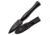 Elk Ridge Spire Fine Edge Fixed Blade Knife, 4.25in, Stainless Steel 3CR14MoV, Spear Point, Black Handle, ER-SP002BK