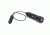 Alpha 1-Cell LED Flashlight,Black,415 Lumens w/Crenellated Bezel Ring,Flood Lens,Remote Tape Switch w/12in Cable