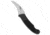 Emerson Elvia Automatic Folding Knife, 3.13in, 154CM, Hawkbill Blade, Aluminum, G-10, Black Handle, Black/Gray, 8.13 inch, BHQ-202574