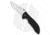 Emerson Commander SF Folding Knife, 3.75in, 154CM, Clip Point Blade, G10 Black Handle, Gray/Black, 8.75in, BHQ-8109