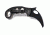 Emerson Karambit Folding Knife, Black Finish, 2.60 in Blade KAR-BT