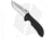 Emerson Mini-Commander SF Folding Knife, 3.40in, 154CM, Clip Point Blade, G10 Black Handle, w/ Wave, Gray/Black, 8.00in, BHQ-8810