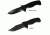 Emerson Sheepdog Bowie Folding Knife, Black Finish, 3.5 in Blade SHPDG-BW-BT