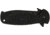 Emerson Sheepdog Spearpoint Folding Knife, Black Finish, 3.5 in Blade, SHPDG-SP-BT