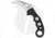 Emerson Super Karambit SF Folding Knife, 3.375in, 154CM, Hawkbill Blade, G10 Black Handle, Gray/Black, 8.375in, BHQ-3978