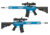 EMG F-1 Firearms BDR-15 3G AR15 Full Metal Airsoft AEG Training Rifle, 400 FPS, Blue, Large, BDR-BLS 400FPS