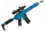 EMG F-1 Firearms BDR-15 3G AR15 Full Metal Airsoft AEG Training Rifle, 400 FPS, Blue/Tron, Large, BDR-BLS-T 400FPS