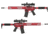 EMG F-1 Firearms BDR-15 3G AR15 Full Metal Airsoft AEG Training Rifle, Red/Tron, Large, BDR-RR-T 400 FPS
