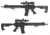 EMG Falkor AR-15 Training Weapon M4 Airsoft AEG Rifle, RECCE, Black, Large, FD-R-B