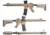 EMG Helios Umbrella Corporation Weapons Research Group Licensed M4 M-LOK Airsoft AEG Rifle, Carbine, Tan, CM.097A UC TN-400