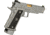 EMG Salient Arms International 2011 DS Airsoft Training Weapon, 5.1 w/Green Gas Mag, 30 Round, Silver, SA-DS0101