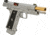 EMG Salient Arms International 2011 DS Airsoft Training Weapon, 5.1 w/Green Gas Mag, 30 Round, Silver, SA-DS0101