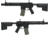 EMG Sharps Bros Warthog Licensed Full Metal Advanced M4 Airsoft AEG Rifle, 10in SBR, Black, Large, M4-SB-WH-M-BK