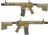 EMG Sharps Bros Warthog Licensed Full Metal Advanced M4 Airsoft AEG Rifle, 10in, SBR, Tan, Large, M4-SB-WH-M-DE