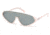 Emilio Pucci EP0043 Sunglasses - Shiny Pink Frame Color, Smoke Mirror Lens Color