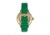 Empress Alice Automatic MOP Skeleton Dial Leather-Band Watch, Green, One Size, EMPEM3203