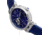 Empress Alouette Automatic Semi-Skeleton Leather-Band Watch, Blue - Womens, EMPEM3402