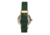 Empress Alouette Automatic Semi-Skeleton Leather-Band Watch, Green - Womens, EMPEM3403