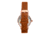 Empress Alouette Automatic Semi-Skeleton Leather-Band Watch, Light Brown - Womens, EMPEM3405