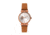 Empress Alouette Automatic Semi-Skeleton Leather-Band Watch, Light Brown - Womens, EMPEM3405