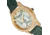 Empress Augusta Automatic Mosaic Mother-of-Pearl Leather-Band Watch, Gold/Green, One Size, EMPEM3503