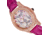 Empress Augusta Automatic Mosaic Mother-of-Pearl Leather-Band Watch, Rose Gold/Fuchsia, One Size, EMPEM3505